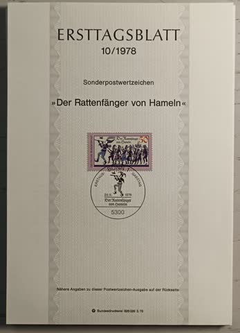 1978 ETB 10 der Rattenfänger von Hameln