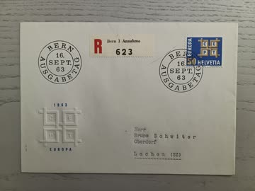 1963 FDC Europamarke