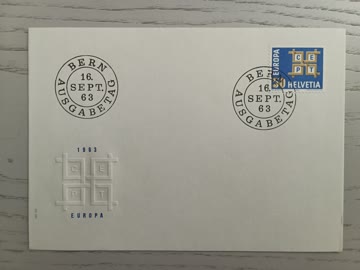 1963 FDC Europamarke