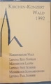 Kirchenkonzert Wald 1992
