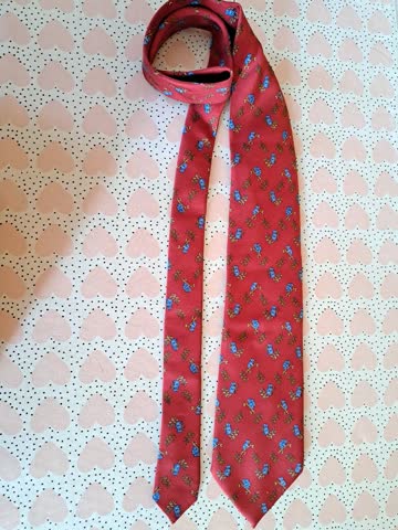 Seidenkrawatte Andrew's Ties Koala Bär Muster 100% Seide