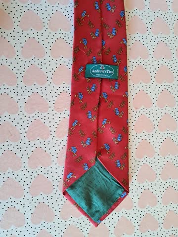 Seidenkrawatte Andrew's Ties Koala Bär Muster 100% Seide