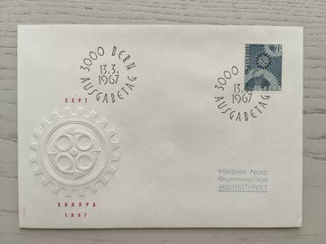 1967 FDC Europamarken