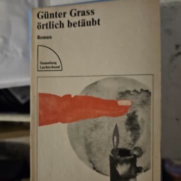 Günter grass örtlich betäubt