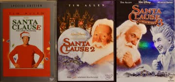 3 x Santa Clause mit Tim Allen