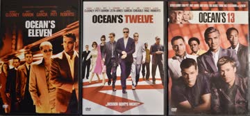 3 x Ocean mit (George Clooney und Brad Pitt)