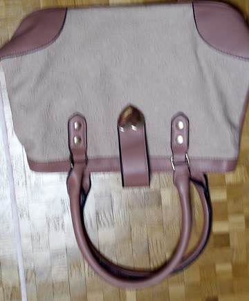 Tasche beige-altrosa
