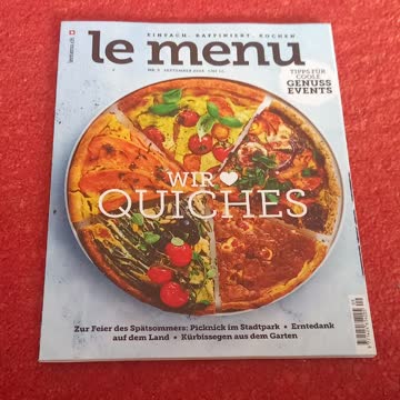 Le menu