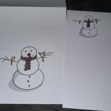 Briefpapier Schneemann ⛄️
