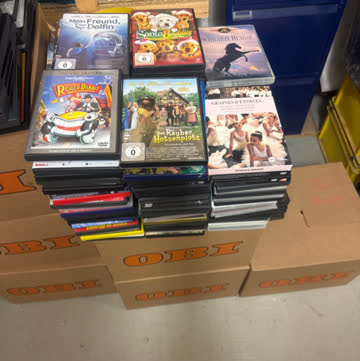 Über 600 verschiedene DVDs