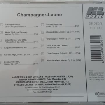 Champagner Laune, André Rieu mit Johann Strauss Orchester