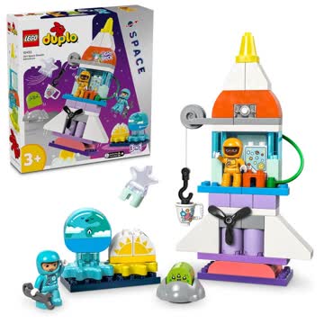 LEGO DUPLO 3-in-1-Spaceshuttle Abenteuer (10422) NEU