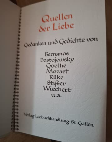 Quellen der Liebe