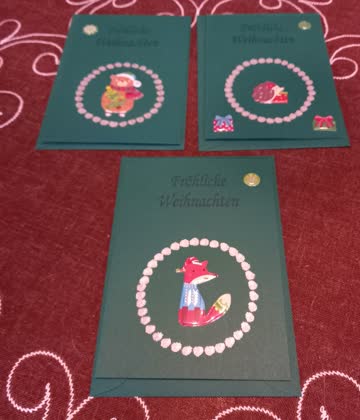 Weihnachtskarten Set Nr. 4