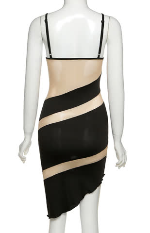 NEUES Club Kleid schwarz-nude für Gr. XS & S