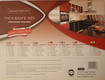 7tlg. Messerset Royalty Line Neuwertig noch nie gebraucht!!!