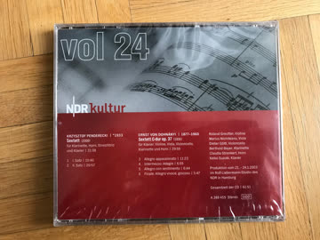 Sextette - Vol. 24 NDR kultur Klassikclub