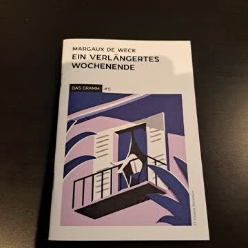 Ein verlängertes Wochenende von Margaux de Weck
