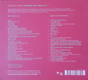 CD: Ushuaia Ibiza - Summer Sampler 2014