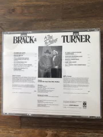 CD , John Brack & Jeff Turner , A Time for Feelings
