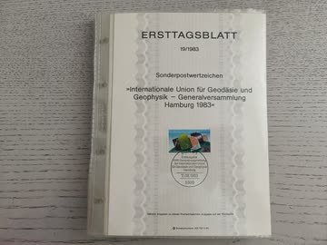 1983 ETB19 Int. Union für Geodäsie & Geophysik