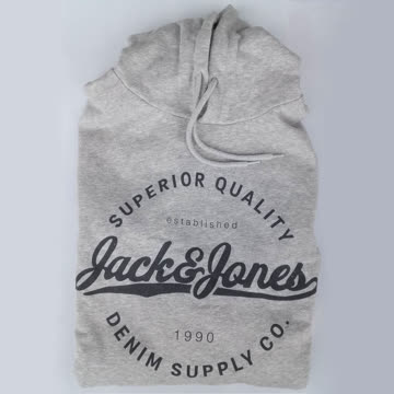 Jack&Jones Kaputzenpulli grau XL