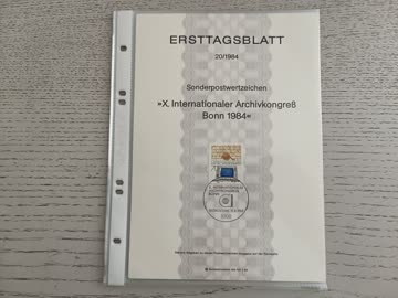 1984 ETB20 Internationaler Archivkongress Bonn