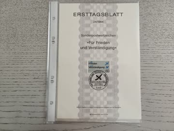 1984 ETB24 für Frieden und Verständigung