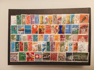 schönes Briefmarken Lot Schweiz gestempelt