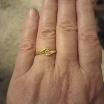 14k. solid Gelbgold Ring