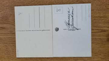 Zwei alte 3D-Postkarten