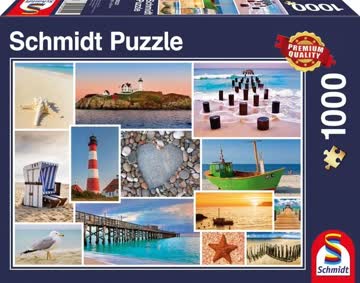 Puzzle, 1000 Teile, Am Meer