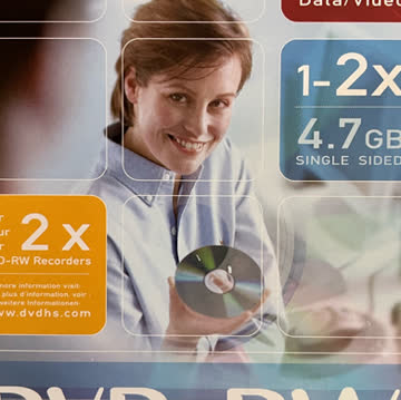 DVD-RW 4.7 GB, Marke TDK