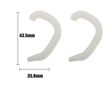1 Paar NEUE Silikon Ohrschützer für Masken - 221089