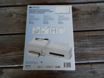 1 Pack Selbstklebe Etiketten