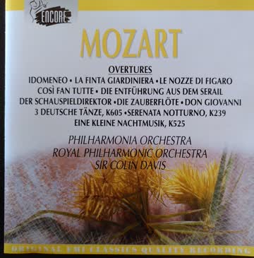 Mozart Overtures