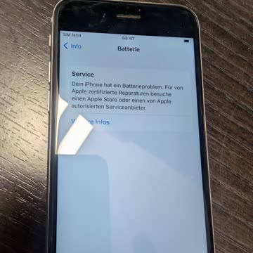 Iphone funktioniert...Batterie schwach...