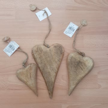 Holzherzen neu