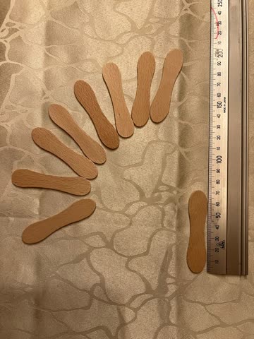 50 Stk. unbenützte Holz Glacélöffelchen / Basteln