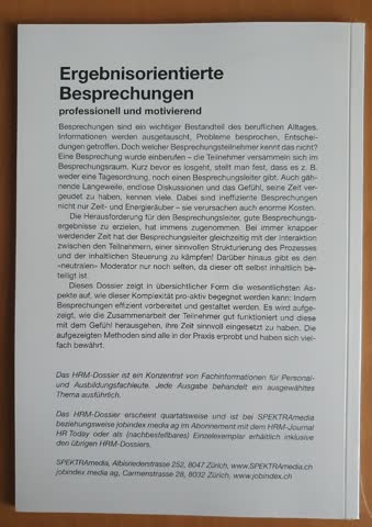Ergebnisorientiertr Besprechungrn