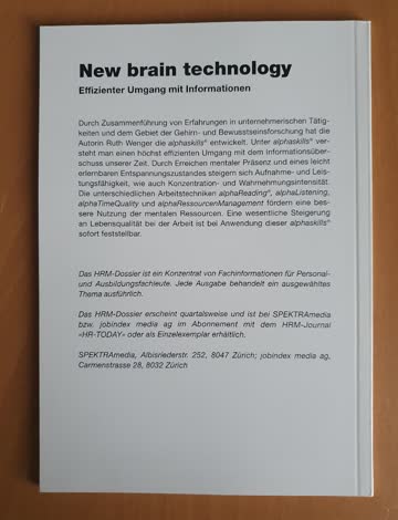 New brain technology, effizienter Umgang mit Informationen