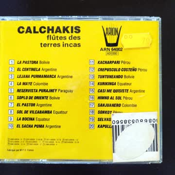 Calchakis, Flûtes des Terres Incas