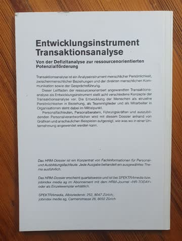 Entwicklungsinstrument Transaktionsanalyse