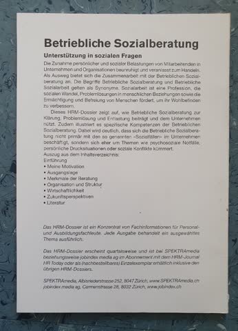 Betriebliche Sozialberatung