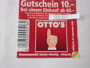 Otto's Gutschein CHF 10.-