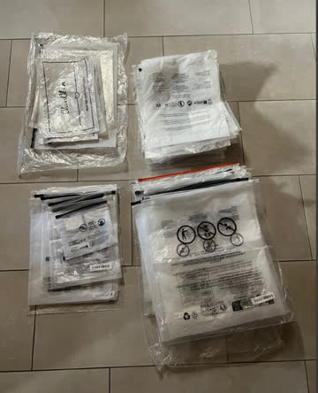 Exsila Artikel: 120 Plastik Verpackungen mit Schiebeverschluss