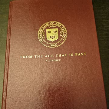 From the age that is past a history