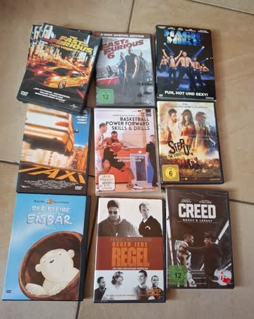 Diverse DVDs  10 Stk
