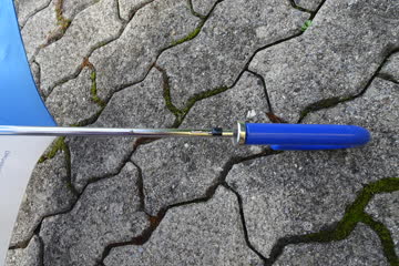 Schirm, Regenschirm blau - weiss Siegenthaler, mit Automatik