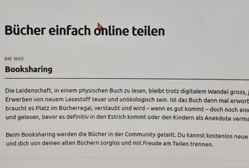 Exsila Artikel: booksharing-tauschen von büchern in der schweiz